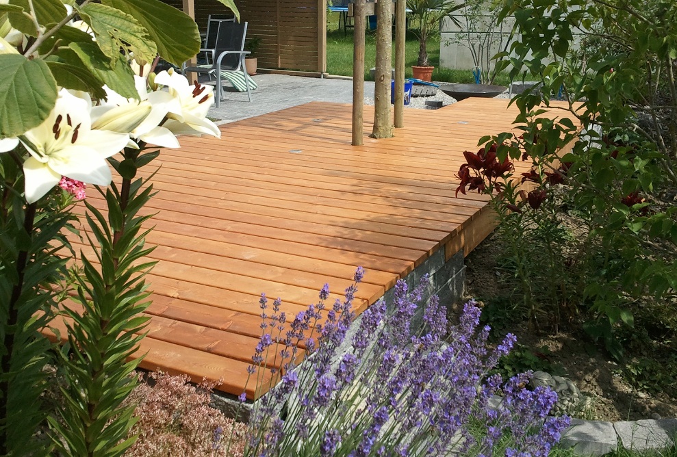 Elegantes Terrassen Gelander Holz Obi Bilder