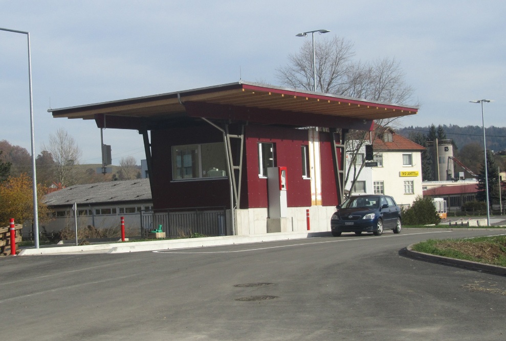 Installation de chargement du silo de produits d'épandage de Haigerloch Allemagne