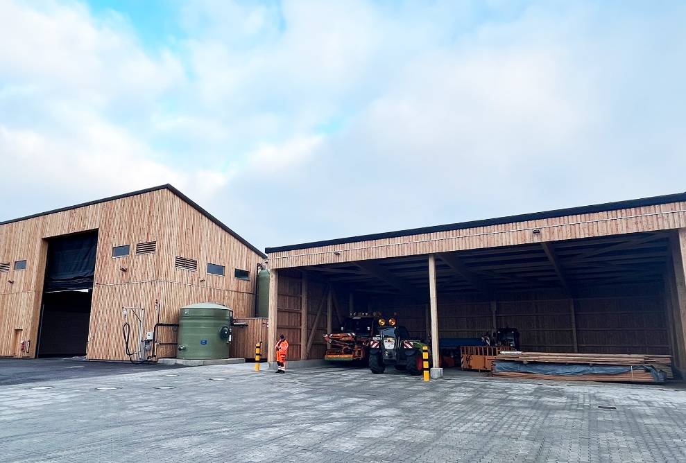 Remise für Fahrzeuge auf Sylt